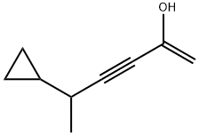 1-Hexen-3-yn-2-ol, 5-cyclopropyl- (6CI) 结构式