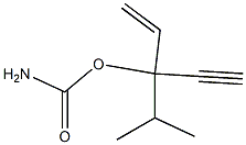 Carbamic acid, 1-ethynyl-1-isopropylallyl ester (6CI) 结构式