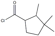 Cyclopentanecarbonyl chloride, 2,3,3-trimethyl- (6CI) Structure