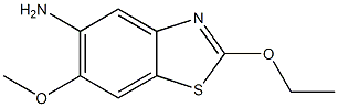 Benzothiazole, 5-amino-2-ethoxy-6-methoxy- (6CI) Structure
