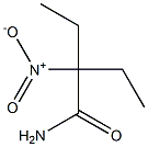 Butyramide,  2-ethyl-2-nitro-  (6CI) 结构式