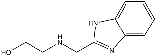 Ethanol, 2-[(2-benzimidazolylmethyl)amino]- (6CI) Structure