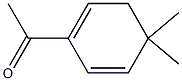 Ketone, 4,4-dimethyl-1,5-cyclohexadien-1-yl methyl (6CI) Structure