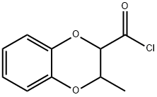 1,4-Benzodioxan-2-carbonyl chloride, 3-methyl- (6CI) Structure