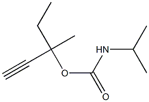 Carbamic acid, isopropyl-, 1-ethyl-1-methyl-2-propynyl ester (6CI) 结构式