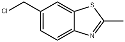 Benzothiazole, 6-(chloromethyl)-2-methyl- (6CI) 结构式