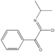 Glyoxylimidoyl chloride, N-isopropyl-2-phenyl- (6CI) 结构式