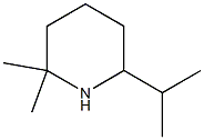 Piperidine, 6-isopropyl-2,2-dimethyl- (6CI) 结构式