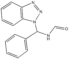 1H-1,2,3-benzotriazol-1-yl(phenyl)methylformamide Structure