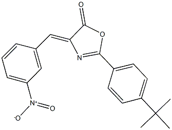 2-(4-tert-butylphenyl)-4-{3-nitrobenzylidene}-1,3-oxazol-5(4H)-one|
