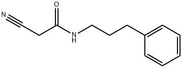 2-cyano-N-(3-phenylpropyl)acetamide 结构式