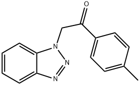 2-(1H-1,2,3-benzotriazol-1-yl)-1-(4-methylphenyl)ethanone Structure
