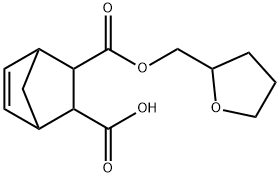 3-[(tetrahydro-2-furanylmethoxy)carbonyl]bicyclo[2.2.1]hept-5-ene-2-carboxylic acid Structure