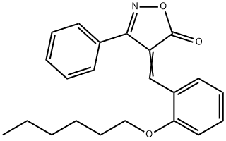 4-[2-(hexyloxy)benzylidene]-3-phenyl-5(4H)-isoxazolone|