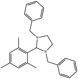 1,3-dibenzyl-2-mesitylimidazolidine Structure