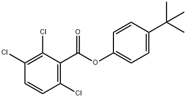 4-tert-butylphenyl 2,3,6-trichlorobenzoate Structure