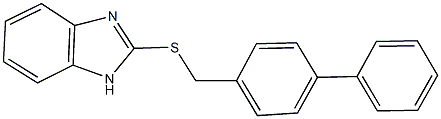 1H-benzimidazol-2-yl [1,1'-biphenyl]-4-ylmethyl sulfide Structure