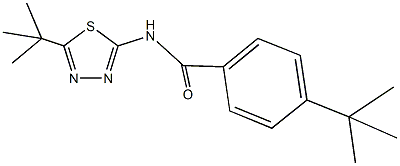 4-tert-butyl-N-(5-tert-butyl-1,3,4-thiadiazol-2-yl)benzamide|