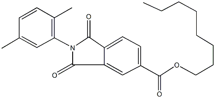 octyl 2-(2,5-dimethylphenyl)-1,3-dioxo-5-isoindolinecarboxylate|