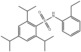 N-(2-ethylphenyl)-2,4,6-triisopropylbenzenesulfonamide Structure