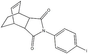4-(4-iodophenyl)-4-azatricyclo[5.2.2.0~2,6~]undec-8-ene-3,5-dione Structure