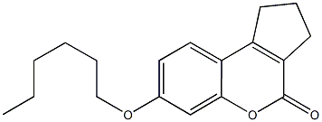 7-(hexyloxy)-2,3-dihydrocyclopenta[c]chromen-4(1H)-one|