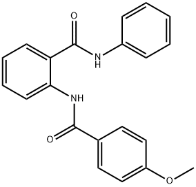2-[(4-methoxybenzoyl)amino]-N-phenylbenzamide Structure
