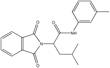 2-(1,3-dioxo-1,3-dihydro-2H-isoindol-2-yl)-4-methyl-N-(3-methylphenyl)pentanamide|