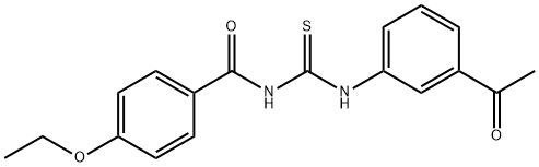 N-(3-acetylphenyl)-N'-{[4-(ethyloxy)phenyl]carbonyl}thiourea|