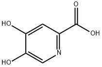 4,5-二羟基-2-羧酸吡啶, 43077-77-6, 结构式