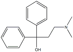 3-(dimethylamino)-1,1-diphenyl-1-propanol Structure