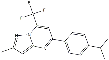 5-(4-isopropylphenyl)-2-methyl-7-(trifluoromethyl)pyrazolo[1,5-a]pyrimidine|