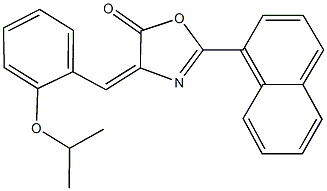 4-(2-isopropoxybenzylidene)-2-(1-naphthyl)-1,3-oxazol-5(4H)-one|