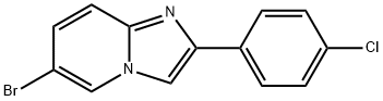 6-bromo-2-(4-chlorophenyl)imidazo[1,2-a]pyridine Structure