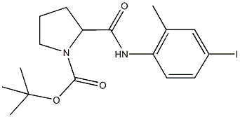 tert-butyl 2-[(4-iodo-2-methylanilino)carbonyl]-1-pyrrolidinecarboxylate|