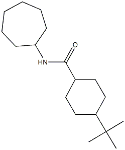 4-tert-butyl-N-cycloheptylcyclohexanecarboxamide|