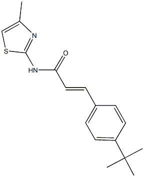 3-(4-tert-butylphenyl)-N-(4-methyl-1,3-thiazol-2-yl)acrylamide|