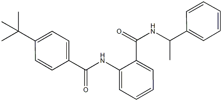2-[(4-tert-butylbenzoyl)amino]-N-(1-phenylethyl)benzamide|