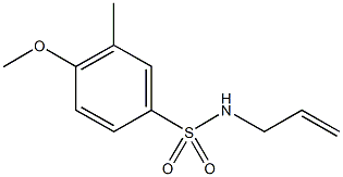 N-allyl-4-methoxy-3-methylbenzenesulfonamide Structure