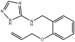N-[2-(allyloxy)benzyl]-N-(1H-1,2,4-triazol-3-yl)amine Structure