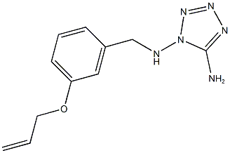 N-[3-(allyloxy)benzyl]-N-(5-amino-1H-tetraazol-1-yl)amine Structure