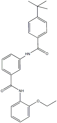 3-[(4-tert-butylbenzoyl)amino]-N-(2-ethoxyphenyl)benzamide|