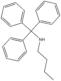 N-butyl-N-tritylamine Structure