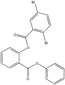 2-(phenoxycarbonyl)phenyl 2,5-dibromobenzoate|