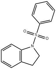 1-(phenylsulfonyl)indoline Structure