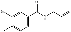 N-allyl-3-bromo-4-methylbenzamide Struktur