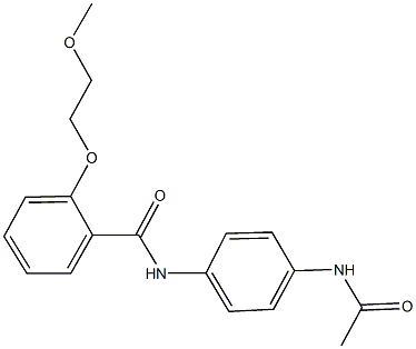 N-[4-(acetylamino)phenyl]-2-(2-methoxyethoxy)benzamide|