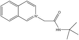 2-[2-(tert-butylamino)-2-oxoethyl]isoquinolinium Structure