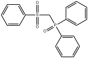 diphenyl[(phenylsulfonyl)methyl]phosphine oxide Struktur