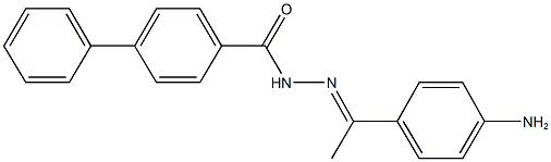 N'-[1-(4-aminophenyl)ethylidene][1,1'-biphenyl]-4-carbohydrazide